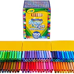 Set de 150 marcadores lavables Crayola Super Tips