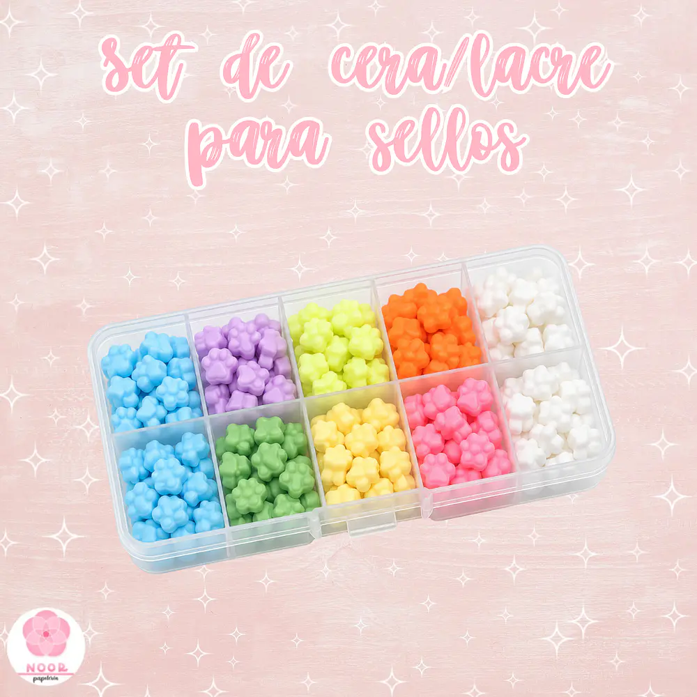 Set de cera/lacre para sellos