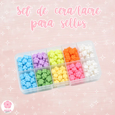 Set de cera/lacre para sellos