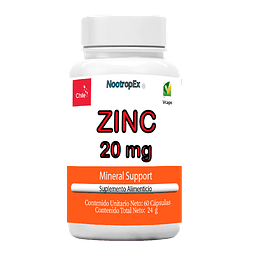 ZINC 20 mg (Envío No Incluido)