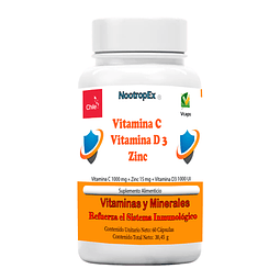 Vitamina C + Vitamina D3 + Zinc ( Envío No Incluido)