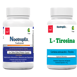 1 NootropEx + 1 L-Tirosina 