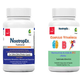 NootropEx + Complejo Vitamínico B 