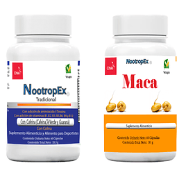 NootropEx Tradicional  + Maca 500 mg NootropEx 