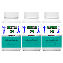 Pack x 3 CARNITINA 500 NootropEx 