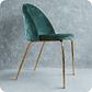 Silla Nordland Velvet Green - Miniatura 2