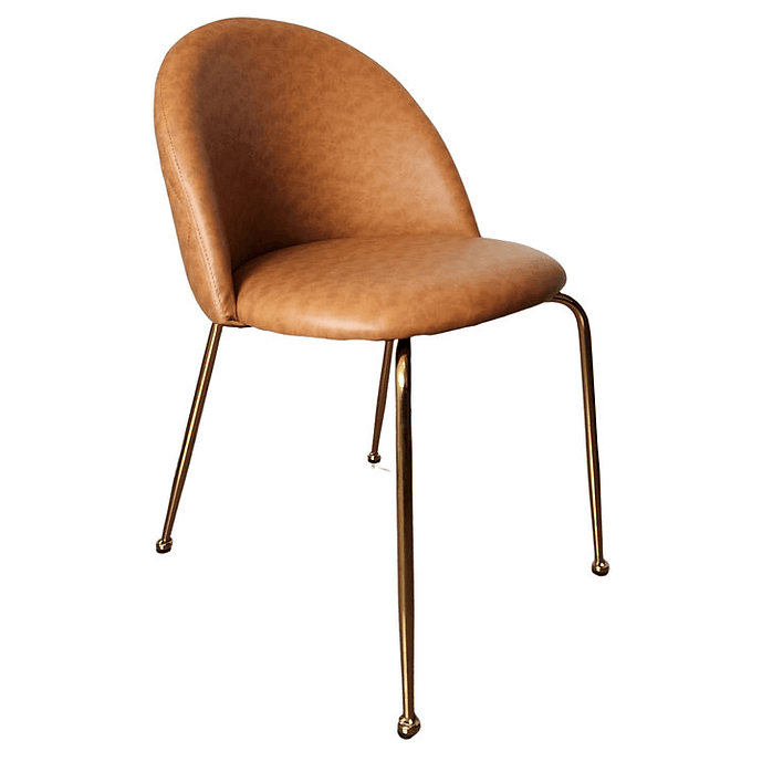 Silla Norland Ecocuero Camel 3