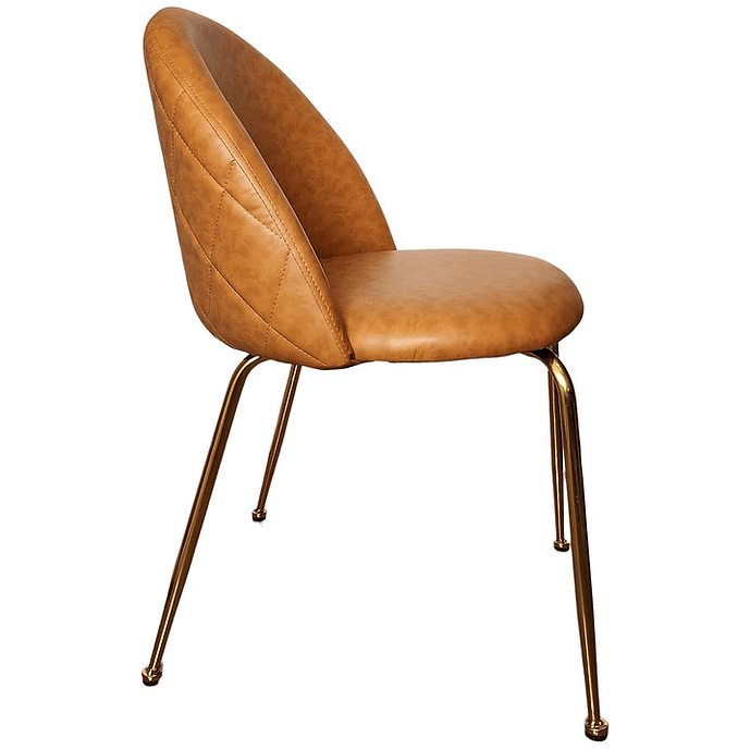 Silla Norland Ecocuero Camel 5