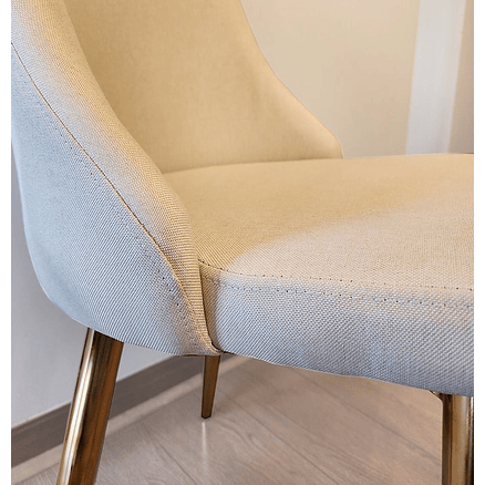 Silla Skadi Tela Beige 2