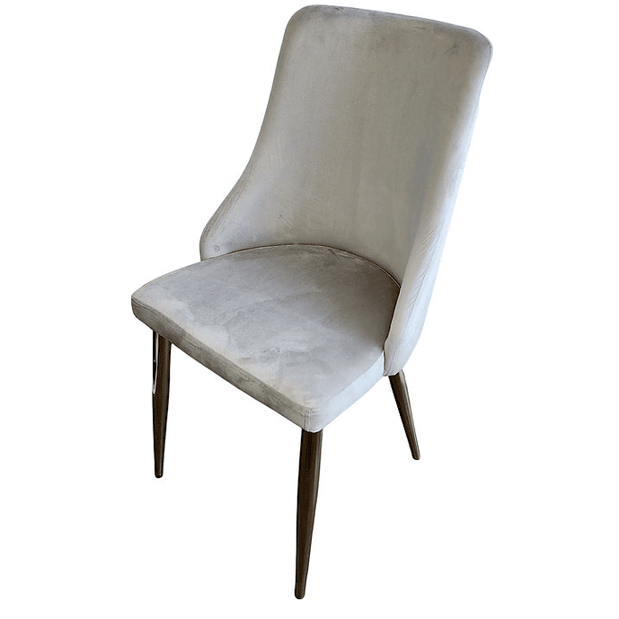 Silla Skadi Velvet Gris 3