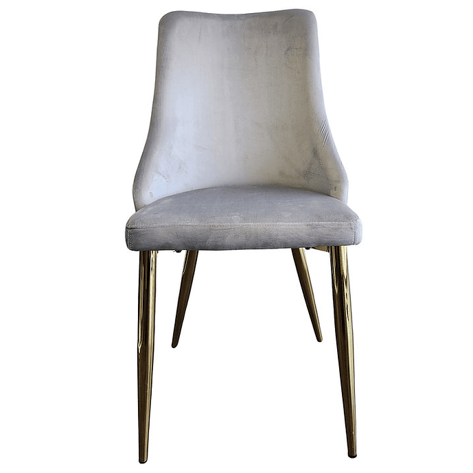 Silla Skadi Velvet Gris 5