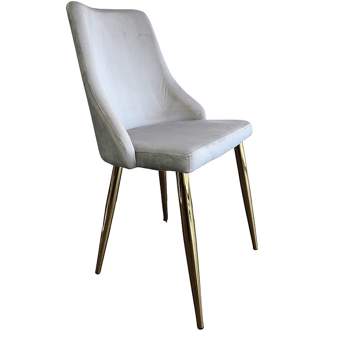 Silla Skadi Velvet Gris 6