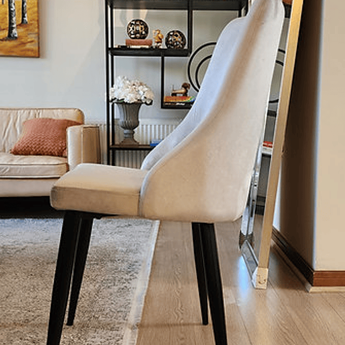 Silla Skadi Velvet Gris 9