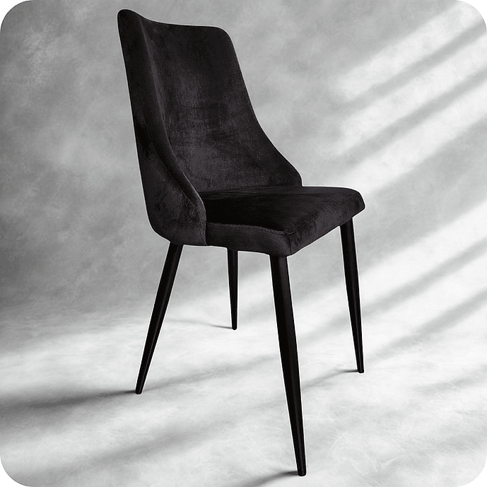 Silla Skadi Velvet Black 10