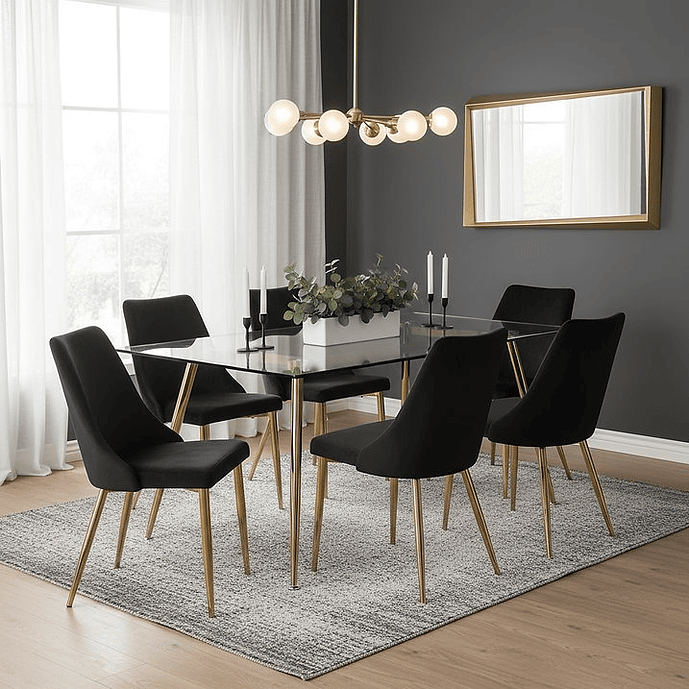 Silla Skadi Velvet Black 12