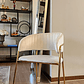 Silla North Beige Terciopelo - Miniatura 3