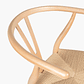 Silla Wishbone Natural Estilo Escandinavo - Miniatura 4