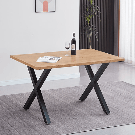 Mesa Industrial Cross 140x90cm 2