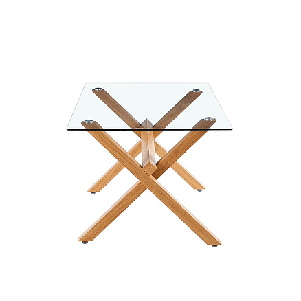 Mesa Industrial de Vidrio 140x90cm 2