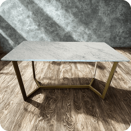 Mesa Freya mármol Carrara 2