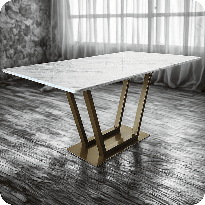 Mesa Asgard Mármol Carrara 2