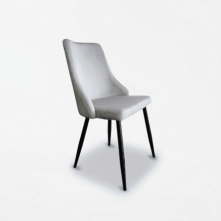 Silla Skadi Velvet Gris 5