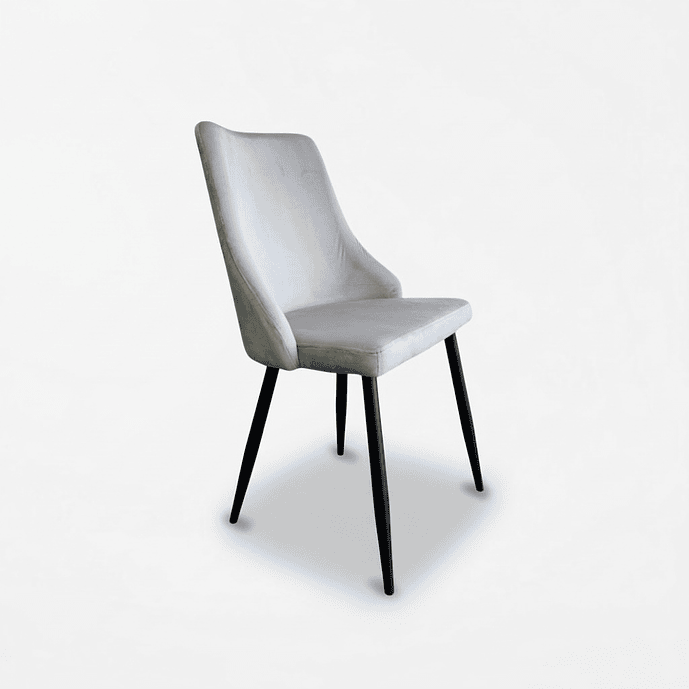 Silla Skadi Velvet Gris 10