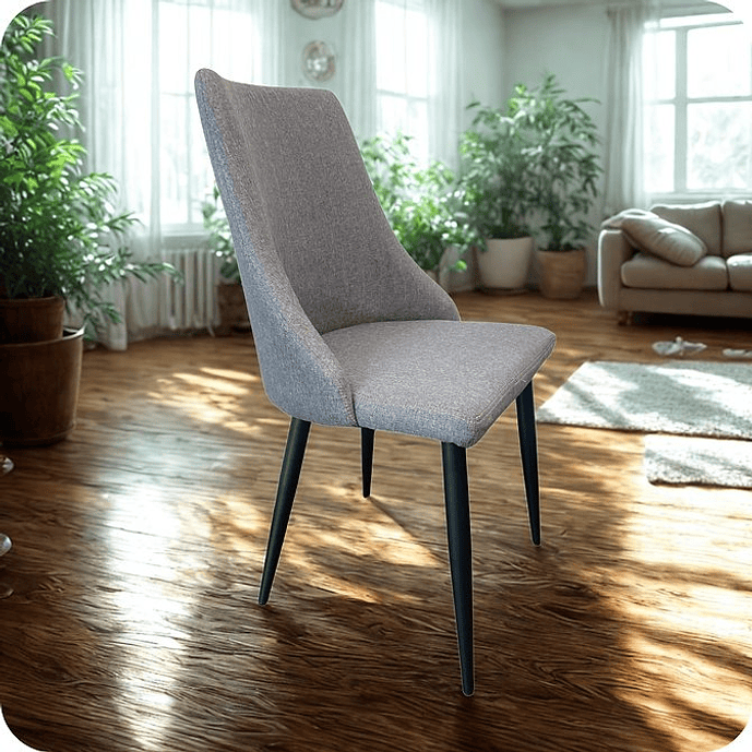 Silla Skadi Tela Gris 3