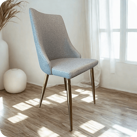 Silla Skadi Tela Gris 4