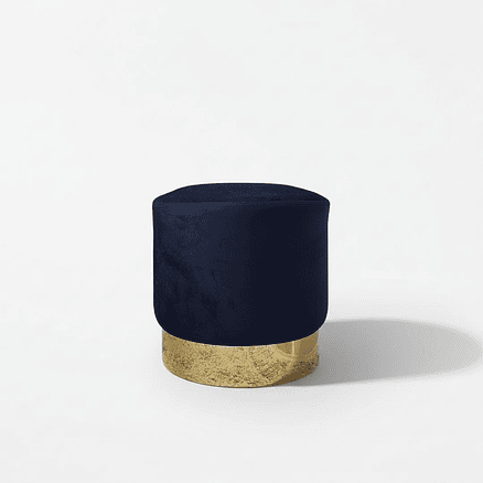 Pouf Skive Stor Black 1