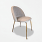 Silla Nordland Velvet Gris - Miniatura 2