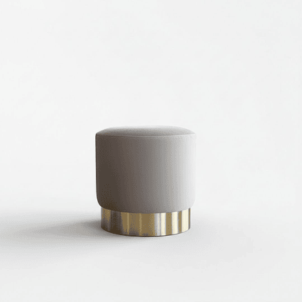 Pouf Skive Stor Gris 1