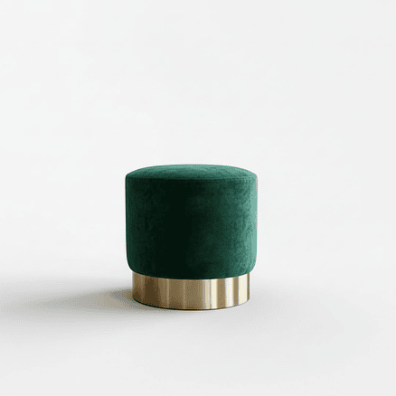 Pouf Skive Stor Green 1