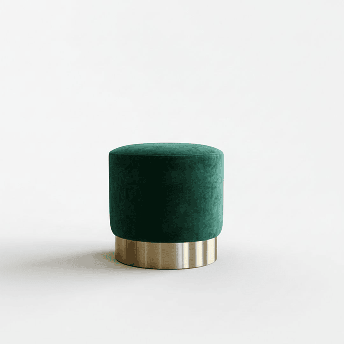 Pouf Skive Stor Green 1