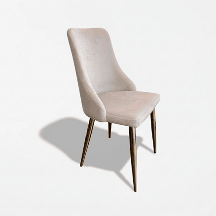 Silla Skadi Velvet Gris 1
