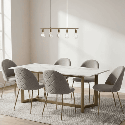 Silla Nordland Velvet Gris 5