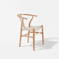 Silla Wishbone Natural Estilo Escandinavo - Miniatura 1