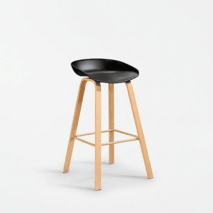 Taburete Black Estilo Escandinavo 1