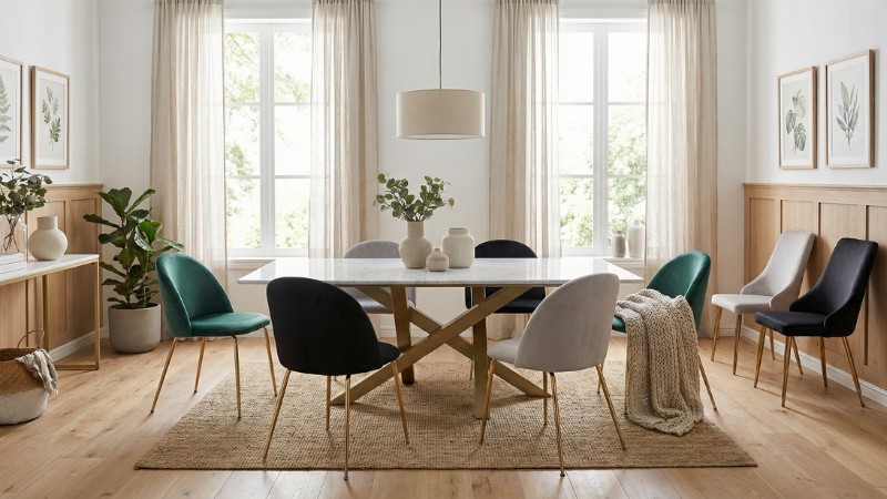 ¿Qué altura estándar debe tener una mesa de comedor moderna?