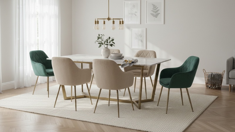 ¿En qué se diferencia un sitial de una silla de comedor?