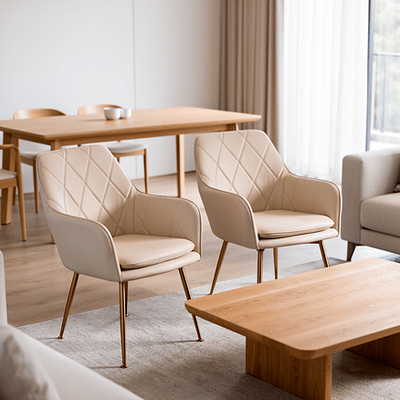 Sitial Oslo Ecocuero Beige 4