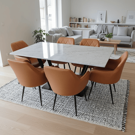 Sitial Oslo Ecocuero Camel 5