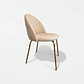 Silla Ecocuero Nordland Beige - Miniatura 1