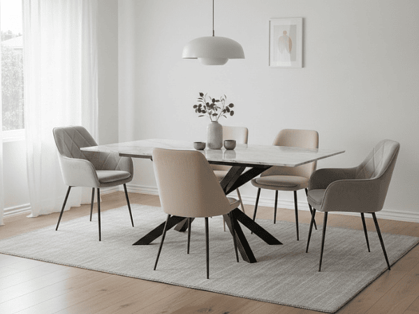 El color de tus sillas nórdicas puede transformar tu comedor