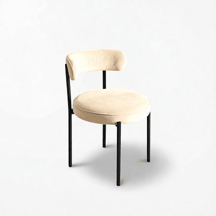 Silla Voss Velvet Beige 4