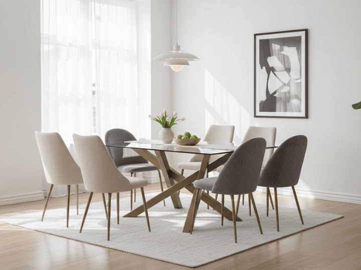 Vidrio templado en mesas de comedor: resistencia y cuidados