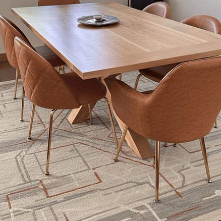 Silla Nordland Ecocuero Camel 2