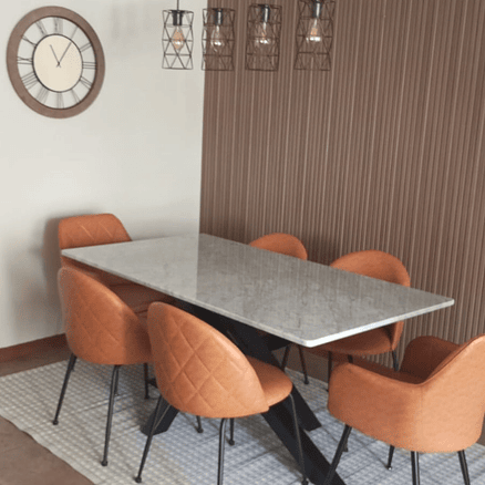 Silla Nordland Ecocuero Camel 3