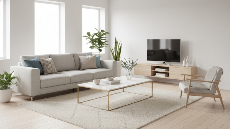 Mesa de centro redonda vs rectangular: ¿cuál elegir?