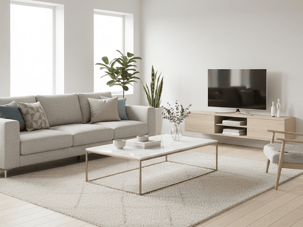 Mesa de centro redonda vs rectangular: ¿cuál elegir?